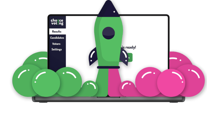 simple online voting and election launching